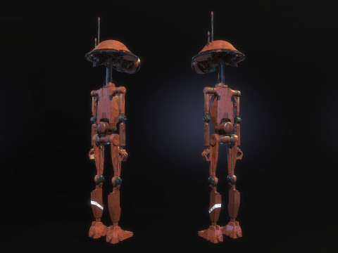 Pit Droid Star Wars Modello 3D