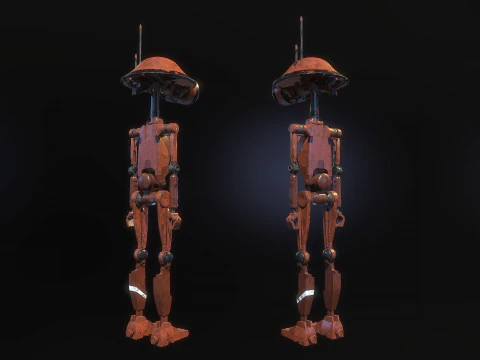 Pit Droid Star Wars 3D Model