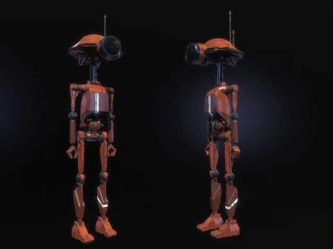 Pit Droid Star Wars 3D Model