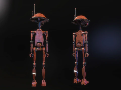 Pit Droid Star Wars 3D Model