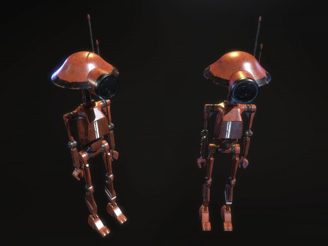 Pit Droid Star Wars Modello 3D