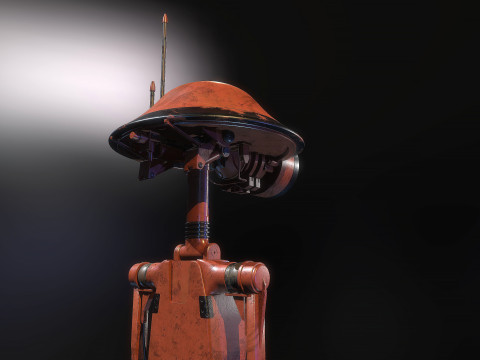 Pit Droid Star Wars Modello 3D