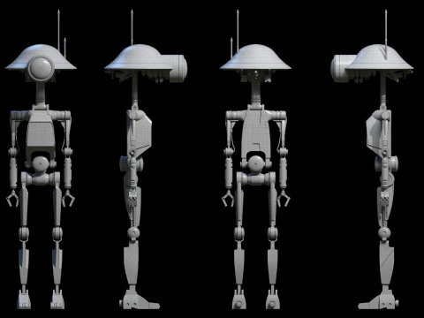 Pit Droid Star Wars 3D Model