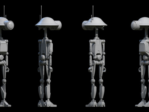 Pit Droid Star Wars Modello 3D