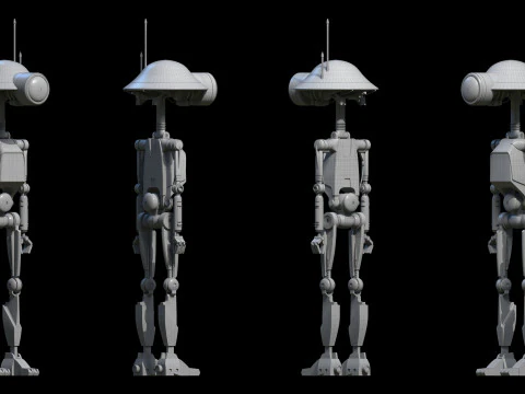 Pit Droid Star Wars 3D Model
