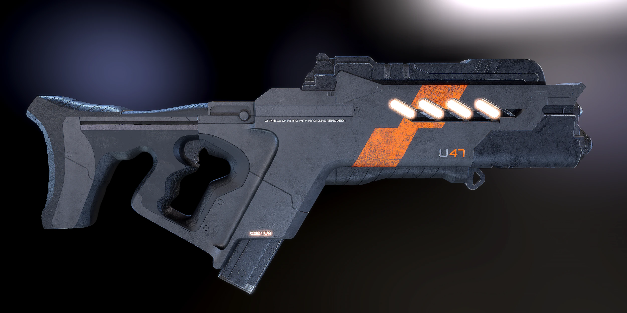 Bellatrix 7 Mass Effect 3D Model .c4d .max .obj .3ds .fbx .stl .blend 