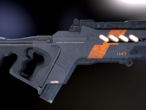 贝拉特里克斯 7 质量效应 3D 模型