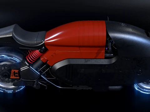 Motorcycle Concept 3D Model