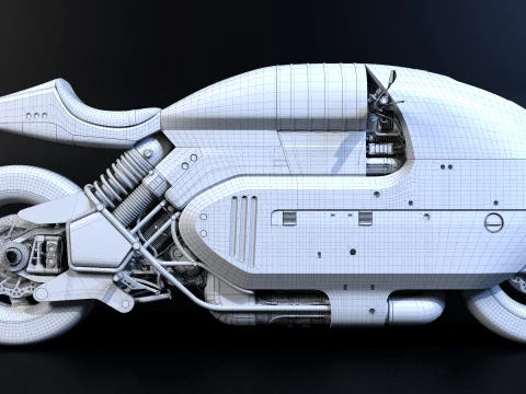 Motorcycle Concept 3D Model