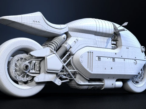 Motorcycle Concept 3D Model