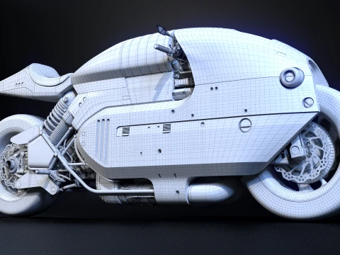 Motorcycle Concept 3D Model