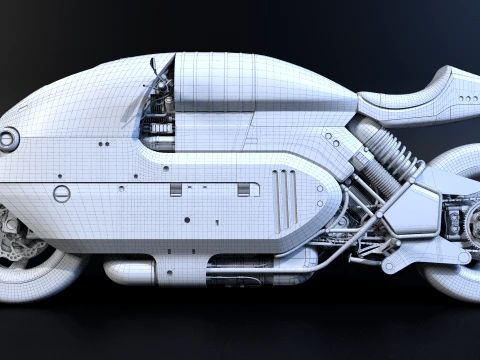 Motorcycle Concept 3D Model