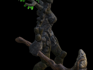 female earth elemental Modello 3D
