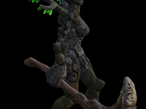 female earth elemental 3D Model