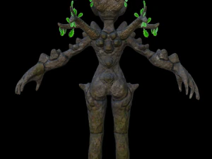 female earth elemental 3D Model