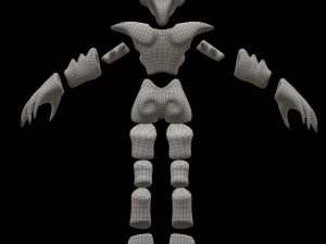 female air elemental 3D Model