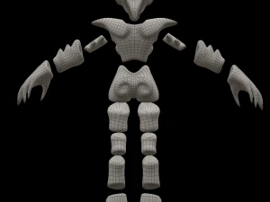 female air elemental 3D Model