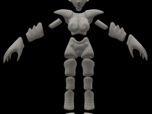 female air elemental 3D Model