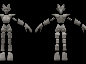 female air elemental 3D Model