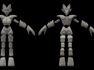 female air elemental 3D Model