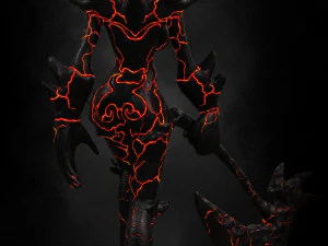 女火元素 3D 模型