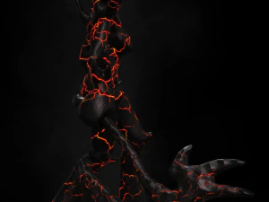 女火元素 3D 模型