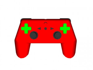 gamepad keychain Modelo de Impressão 3D