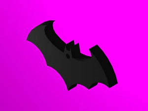 batman symbol keychain 3D Print Model