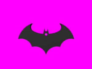 batman symbol keychain 3D-printmodel