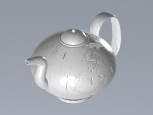 porcelain teapot Modelo 3D