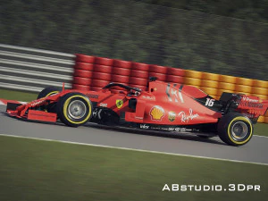 f1 car formula 1 ferrari 3D Model