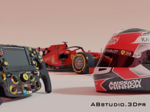 f1 car formula 1 ferrari 3D Model