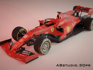 f1 car formula 1 ferrari 3D Model