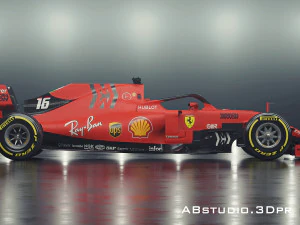 f1 car formula 1 ferrari 3D Model