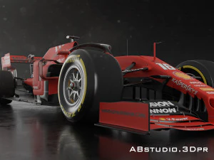 f1 car formula 1 ferrari 3D Model