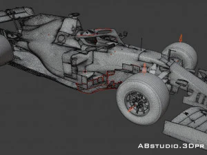 f1 car formula 1 ferrari 3D Model