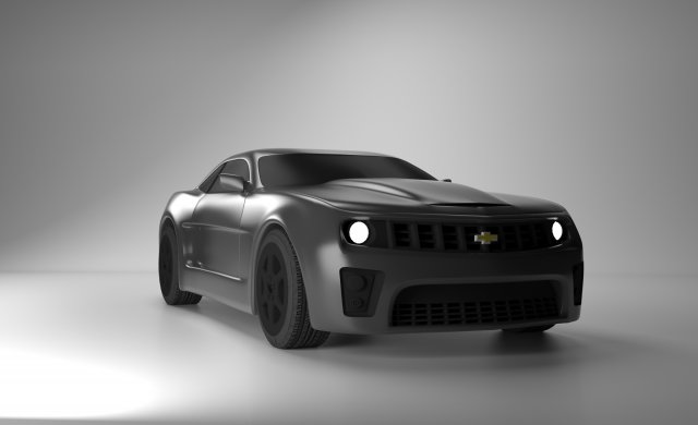 car model chevrolet camaro 3D 모델 .c4d .max .obj .3ds .fbx .stl .blend 