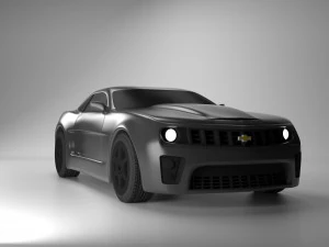 Модель автомобиля Шевроле Камаро 3D Модель