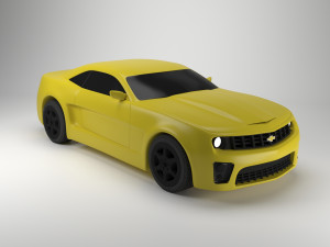 car model chevrolet camaro 3D 모델