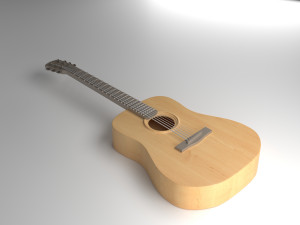 guitar Modelo 3D