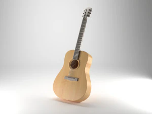 chitarra Modello 3D