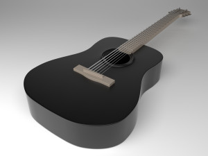 guitar Modelo 3D