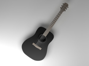 guitar Modelo 3D