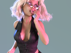 sexy secretary Modèle 3D