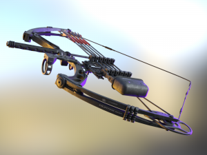 bow animated Modèle 3D
