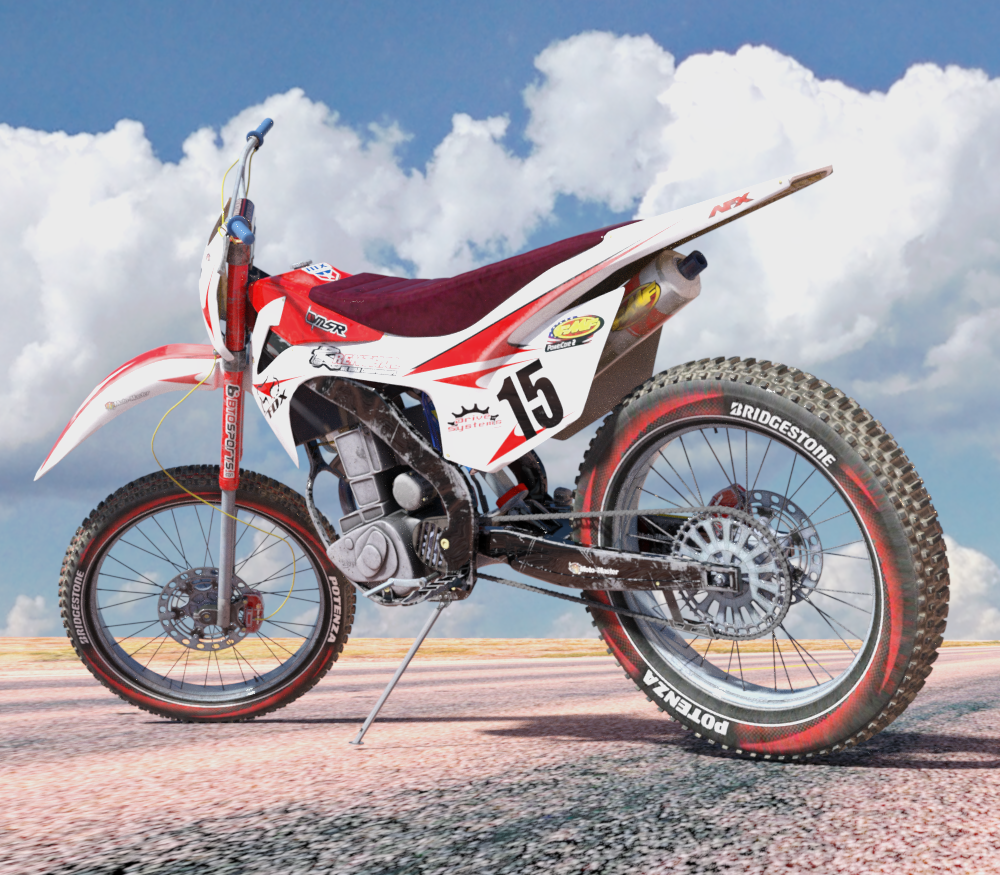 Cross moto Free 3D Model in Motorcycle 3DExport