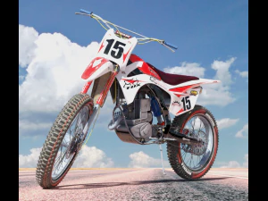 cross moto 3D Model