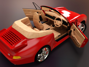 porsche 911 roadster 3D Model