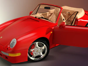 porsche 911 roadster 3D Model