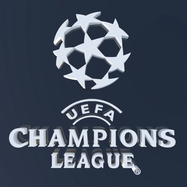 champions league 3D Модель .c4d .max .obj .3ds .fbx .stl .blend 